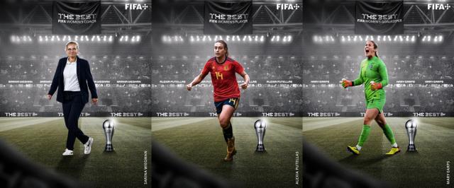 体坛FIFA女足选票：最佳主帅无悬念 足球小姐选她